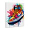 Stupell Industries Graffiti Sneaker on White Canvas, design by Creative Studio